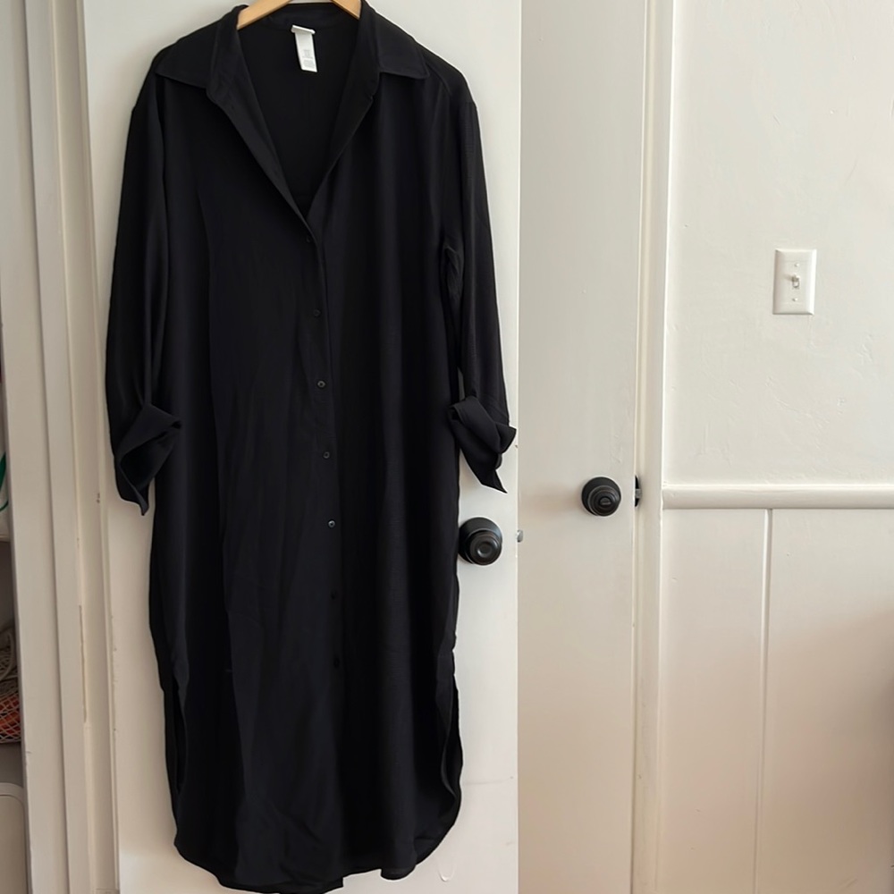 Black H&M long dress